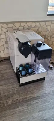a coffee maker is sitting on a counter at DullVino Cottage no 15 at Critchley in Dullstroom